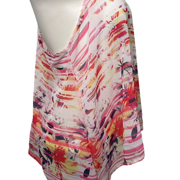 Aeropostale Sexy Sheer Lightweight Sleeveless Racer Tie Back Blouse Size Medium - Picture 7 of 12